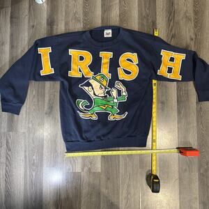 Vintage Notre dame fighting Irish TNT Crewneck Sweatshirt ☘️ St. Patrick’s Day